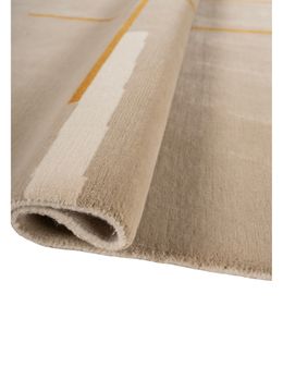 Sthir AIWL-3010, Soft Gold/Snow White by Jaipur Rugs - view 4