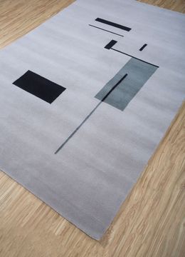 Sthir AIWL-3013, London Fog/Smoke Blue by Jaipur Rugs - view 3