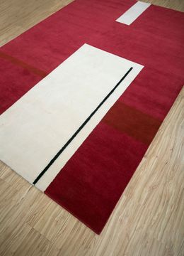 Sthir AIWL-3015, Cinnabar/Papyrus by Jaipur Rugs - view 3