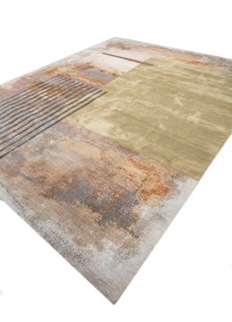 Chaos Theory EN-369, Medium Gray/Light Peach by Jaipur Rugs - view 4