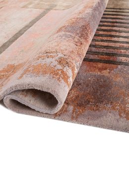 Aakar ESK-369(3D)0008, Mauve/Brandied Melon by Jaipur Rugs - view 3