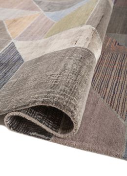 Aakar ESK-726(FR), Dark Frost Gray/Light Coral by Jaipur Rugs - view 3