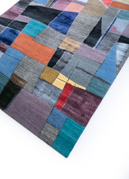 Chaos Theory ESKN-331, Dark Frost Gray/Faded Denim by Jaipur Rugs - view 3