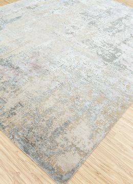 Uvenuti LRB-1542, Antique White/Ice Blue by Jaipur Rugs - view 3