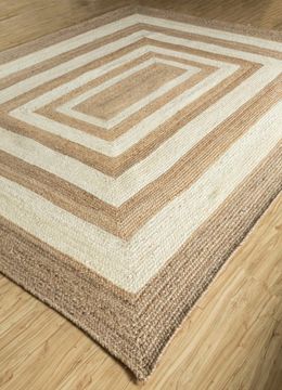 Nomadic Threads PDJT-267, Natural/Cloud White by Jaipur Rugs - view 3