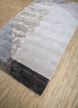 Caliedo TNQ-3233, Antique White/Glacier Gray by Jaipur Rugs - view 3