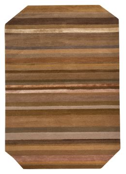 Come Around TNQ-1364, Ginger Brown/Medium Gray by Jaipur Rugs - view 2