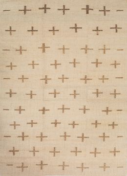 Nomadic Threads ADHM-07, White/Tan by Jaipur Rugs - view 2