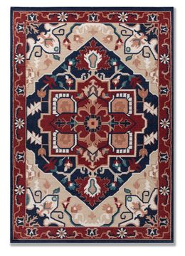 Bedouin ADWL-23005, Medieval Blue/Medium Red by Jaipur Rugs - view 2
