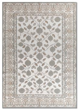 Bedouin ADWP-23001, Undyed White/Sky Blue by Jaipur Rugs - view 2