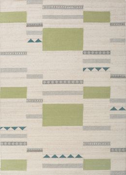 Bedouin ADWV-13057, White Ice/Aqua Foam by Jaipur Rugs - view 2