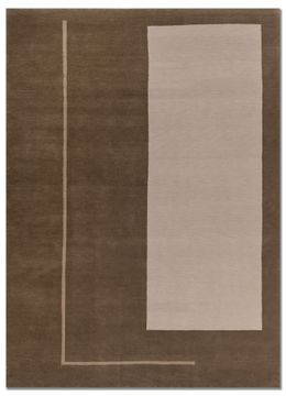 Sthir AIWL-3012, Medium Brown/Antique White by Jaipur Rugs - view 2