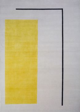 Sthir AIWL-3012, White/Golden Daffodil by Jaipur Rugs - view 2