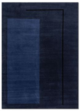 Sthir AIWL-3012, Medieval Blue/Twilight Blue by Jaipur Rugs - view 2