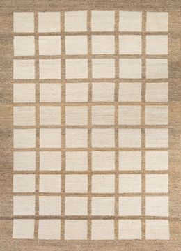 Nomadic Threads AKHM-1002, White/Tan by Jaipur Rugs - view 2