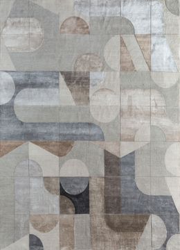 Chaos Theory ESK-306, Classic Gray/Black Berry by Jaipur Rugs - view 2