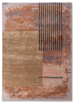 Aakar ESK-369(3D)0008, Mauve/Brandied Melon by Jaipur Rugs - view 2