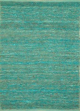 Nomadic Threads GI-07, Aruba Blue/Aruba Blue by Jaipur Rugs - view 2