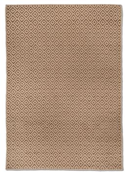 Nomadic Threads HAZ-01, Wood Brown/Light Peach by Jaipur Rugs - view 2