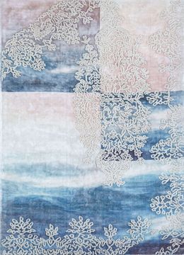 Bespoke Sile PHWV-103, Twilight Blue/Rose Petal by Jaipur Rugs - view 2