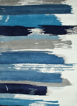 Caliedo TAC-4545, White/Dark Denim by Jaipur Rugs - view 2