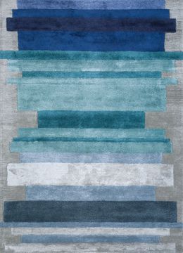 Caliedo TNQ-4356, Light Blue/Twilight Blue by Jaipur Rugs - view 2