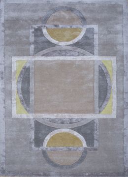 Caliedo TNQ-3216, Classic Gray/Bright Gold by Jaipur Rugs - view 2