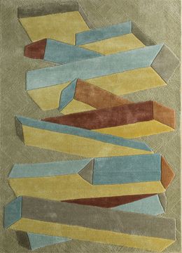 Archetype TOP-9502, Bright Yellow/Cloud White by Jaipur Rugs - view 2