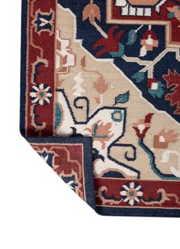 Bedouin ADWL-23005, Medieval Blue/Medium Red by Jaipur Rugs - view 9