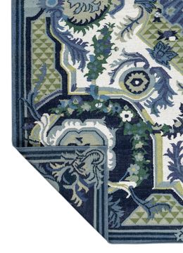 Bedouin ADWL-23011, White/Medieval Blue by Jaipur Rugs - view 9