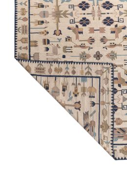 Bedouin ADWL-23013, Snow White/Indigo Blue by Jaipur Rugs - view 9