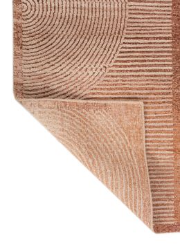 Chaos Theory ELA-114, Peach Bloom/Copper Tan by Jaipur Rugs - view 9