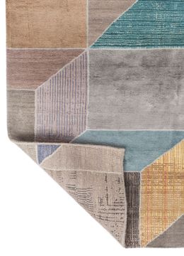 Aakar ESK-726(FR), Dark Frost Gray/Light Coral by Jaipur Rugs - view 9