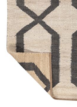 Nomadic Threads PDJT-104, Cloud White/Black Olive by Jaipur Rugs - view 9
