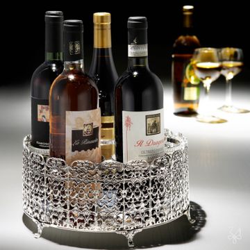 Bottle Holder - Casting Ivy - H.-29cm by Zaramella Argenti srl - view 3