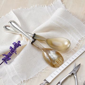Salad Serving Fork Horn by Zaramella Argenti srl - view 4