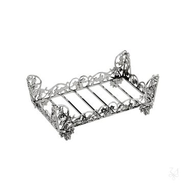 Napkin Holder - Mod. Acanthus Leaf by Zaramella Argenti srl - view 9