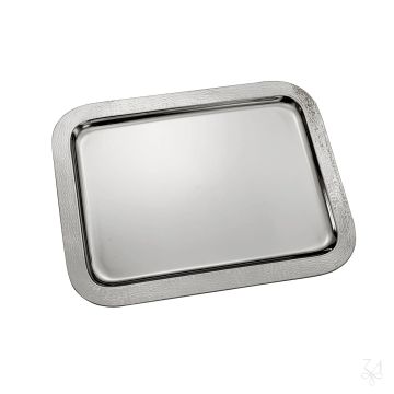 Rectangular Tray without Handles - Mod. CD - 41x31cm by Zaramella Argenti srl - view 3