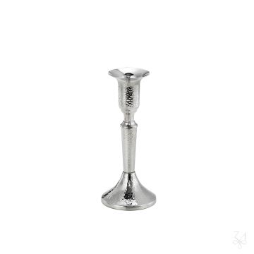 STERLING SILVER LIGHT HAMMERED CANDLESTICK by Zaramella Argenti srl - view 2