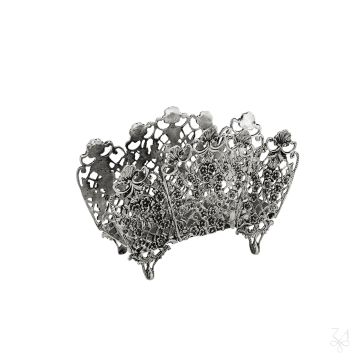Napkin Holder - Mod. Acanthus Leaf by Zaramella Argenti srl - view 8