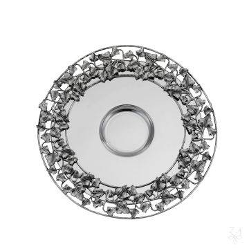 Kiddush Plate D.-21cm - Mod. Shell by Zaramella Argenti srl - view 5