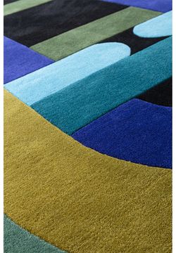 Rug Minotor Nef - Emeraude created by Christian Signorel by Diacasan Edition - view 2
