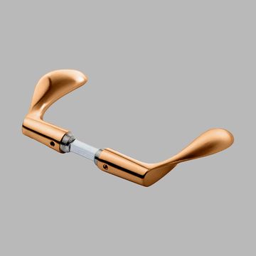 Lever handle AJ111, large - PVD copper by d line - view 3