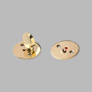 Toilet indicator - brass by d line - view 2