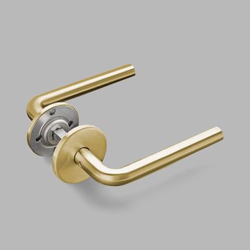 Lever handle L - Brass by d line - view 7