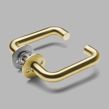 Lever handle U - Brass by d line - view 6
