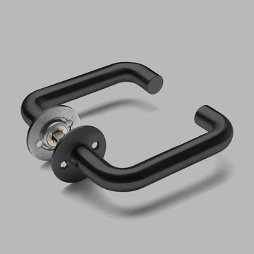 Lever handle U - PVD black by d line - view 3