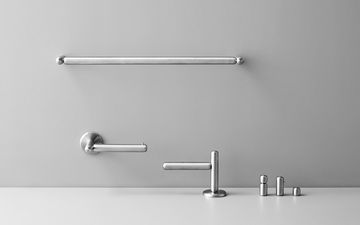 Pebble towel rail by d line - view 2