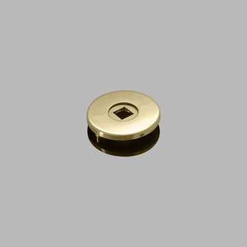 Rose f/ knob handle - PVD brass by d line - view 3
