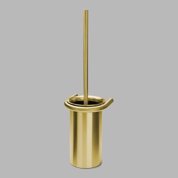 Toilet brush holder - PVD brass by d line - view 3